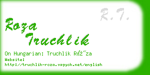 roza truchlik business card